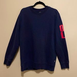 Oakley Sweatshirt. Size Large. Navy Blue with Oakley in red on sleeve.